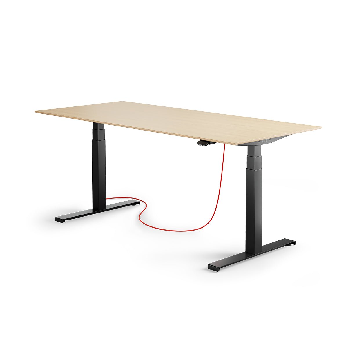 Eliot Lock Black Tischplatte Eiche Multiplex 180x79 - Eliot Onlineshop