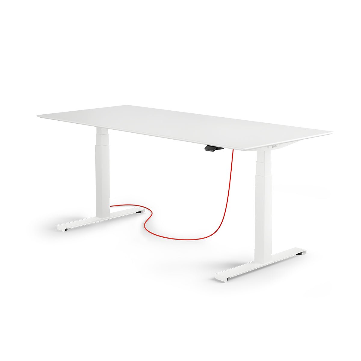 Eliot Lock White Tischplatte MDF White mit Fase 180x80cm - Eliot Onlineshop