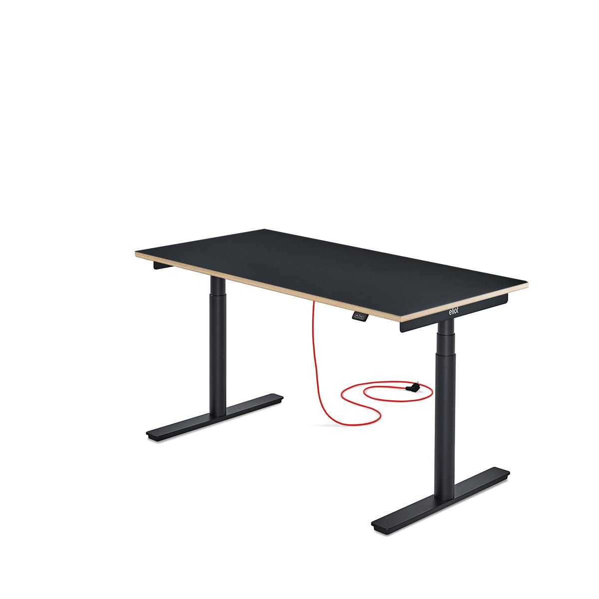 Eliot Original Black Tischplatte Multiplex Fenix Nero 140x70cm - Eliot Onlineshop