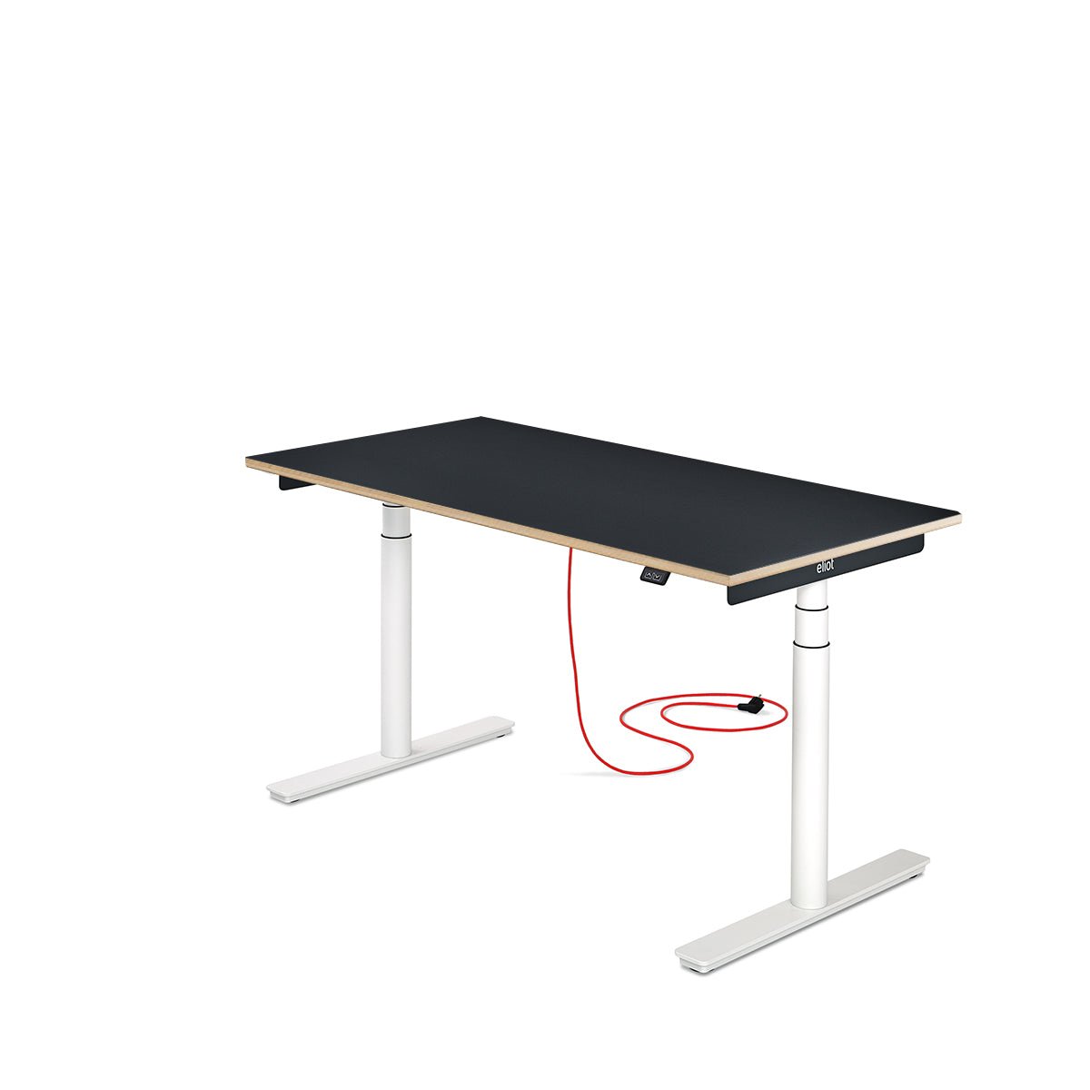 Eliot Original White Tischplatte Multiplex Fenix Nero 140x70cm - Eliot Onlineshop