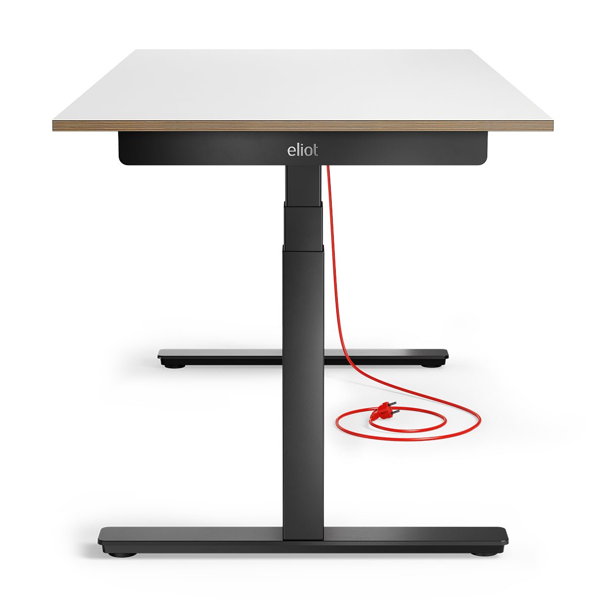 Eliot Pro Black Tischplatte Design White 120x70cm - Eliot Onlineshop