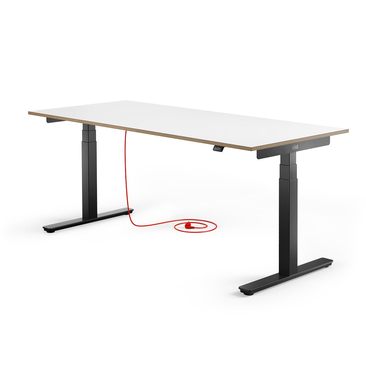Eliot Pro Black Tischplatte Design White 180x80cm - Eliot Onlineshop