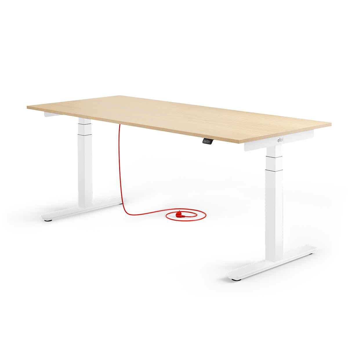 Eliot Pro White Tischplatte Eiche Multiplex 180x80cm - Eliot Onlineshop