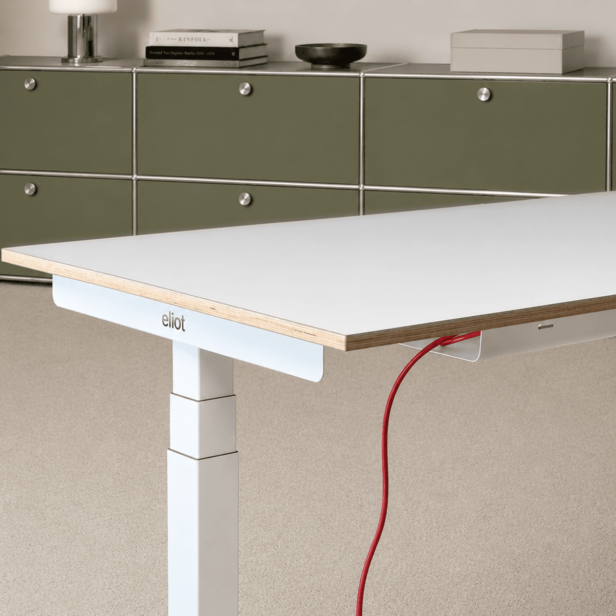 Eliot Pro White Tischplatte Multiplex Fenix Bianco 180x80cm - Eliot Onlineshop