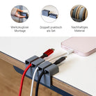 Kabelführung Cablefix Graphite - Eliot Onlineshop