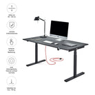 Original Black mit Tischplatte Soft Graphite - Eliot Onlineshop