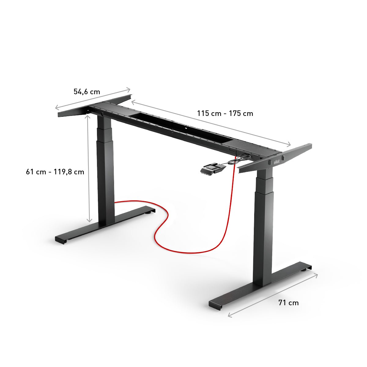 Tischgestell Lock Black - Eliot Onlineshop