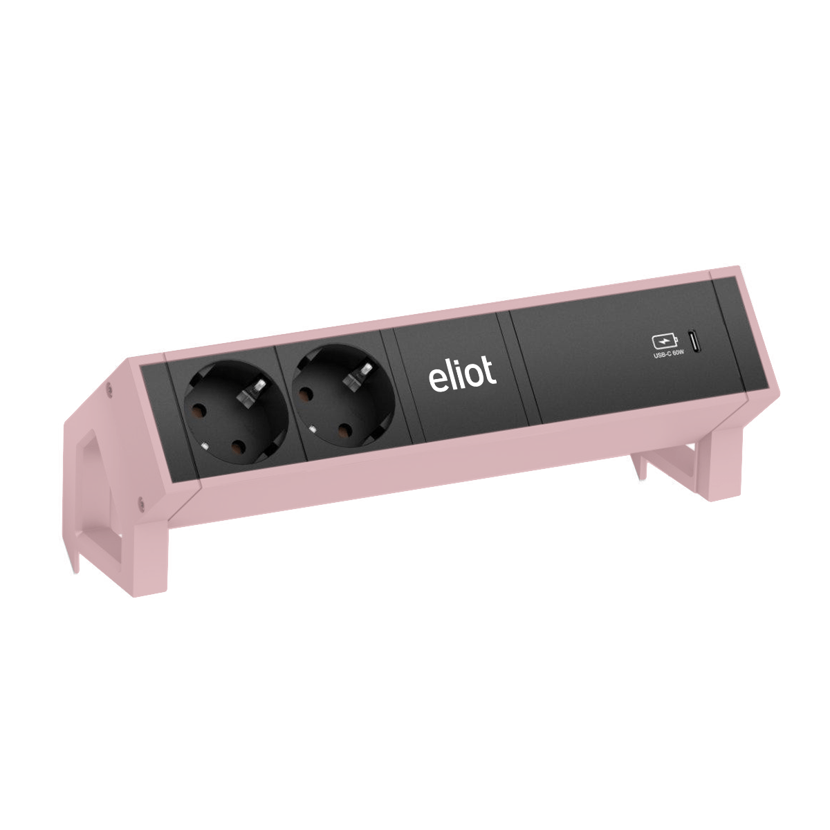 Desk Auftischsteckdose Pink mit 60W USB - C - Eliot Onlineshop