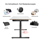 Eliot Pro Black Tischplatte Design White 180x80cm - Eliot Onlineshop