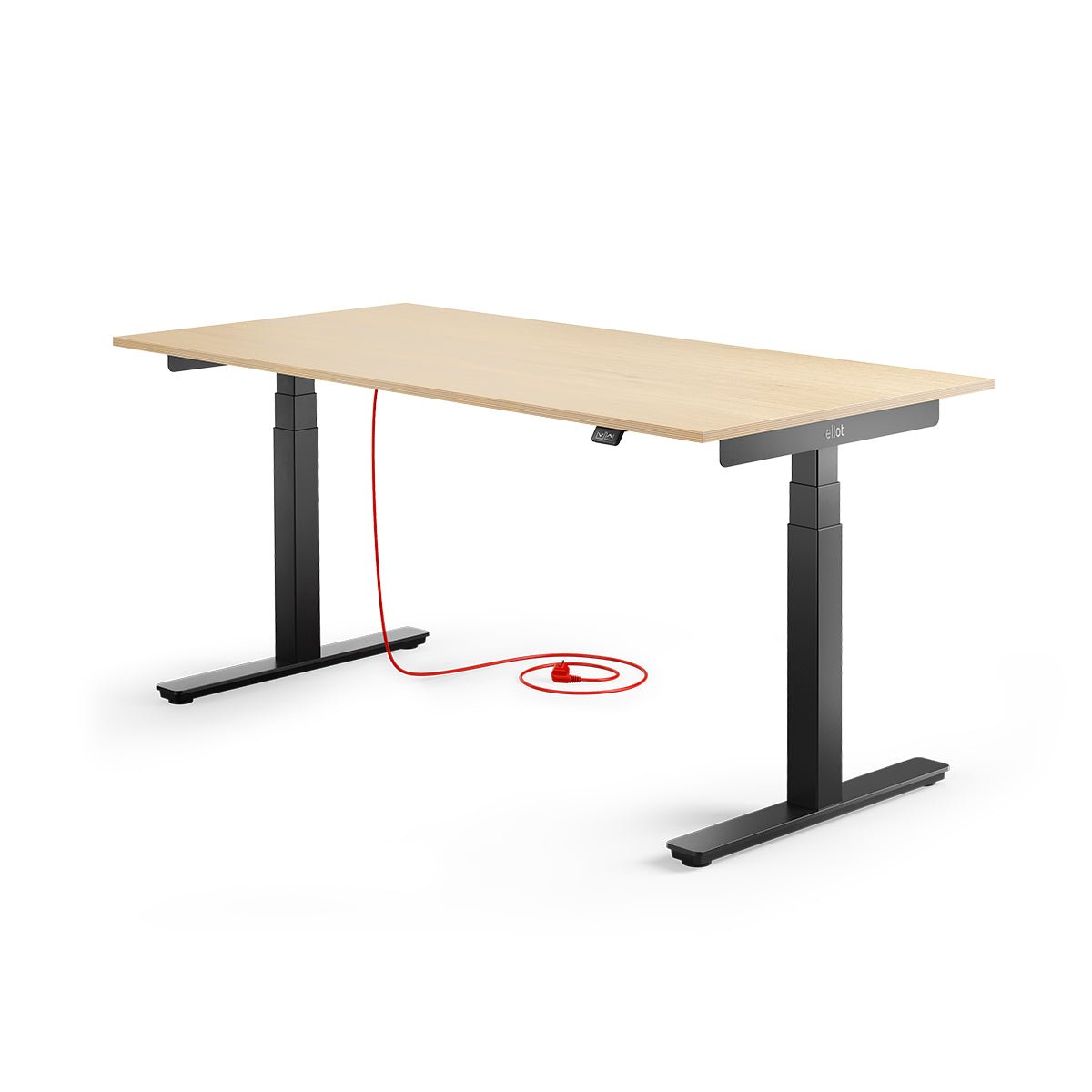 Eliot Pro Black Tischplatte Eiche Multiplex 160x80cm - Eliot Onlineshop