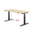 Eliot Pro Black Tischplatte Eiche Multiplex 160x80cm - Eliot Onlineshop