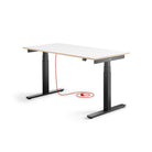 Eliot Pro Black Tischplatte Multiplex Fenix Bianco 140x70cm - Eliot Onlineshop