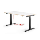 Eliot Pro Black Tischplatte Multiplex Fenix Bianco 160x80cm - Eliot Onlineshop