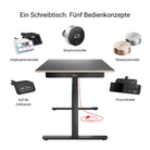 Eliot Pro Black Tischplatte Multiplex Fenix Nero 180x80cm - Eliot Onlineshop