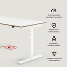 Eliot Pro White Tischplatte Design White 180x80cm - Eliot Onlineshop