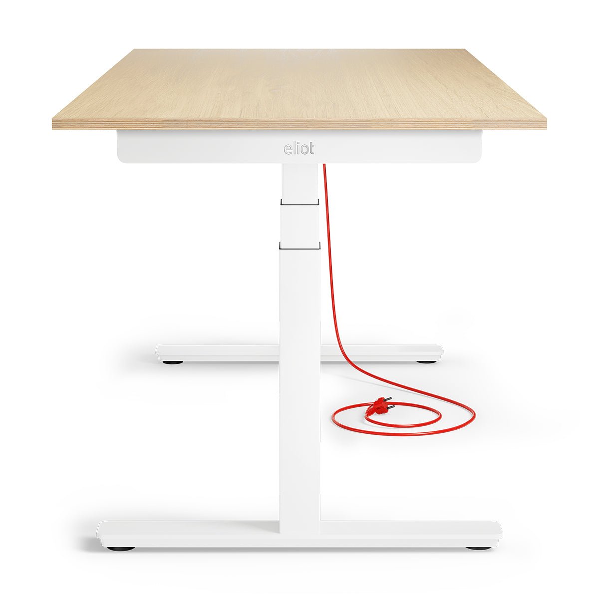 Eliot Pro White Tischplatte Eiche Multiplex 160x80cm - Eliot Onlineshop