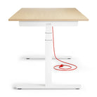Eliot Pro White Tischplatte Eiche Multiplex 160x80cm - Eliot Onlineshop