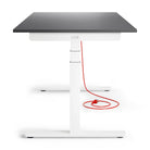 Eliot Pro White Tischplatte Soft Graphite 180x80cm - Eliot Onlineshop