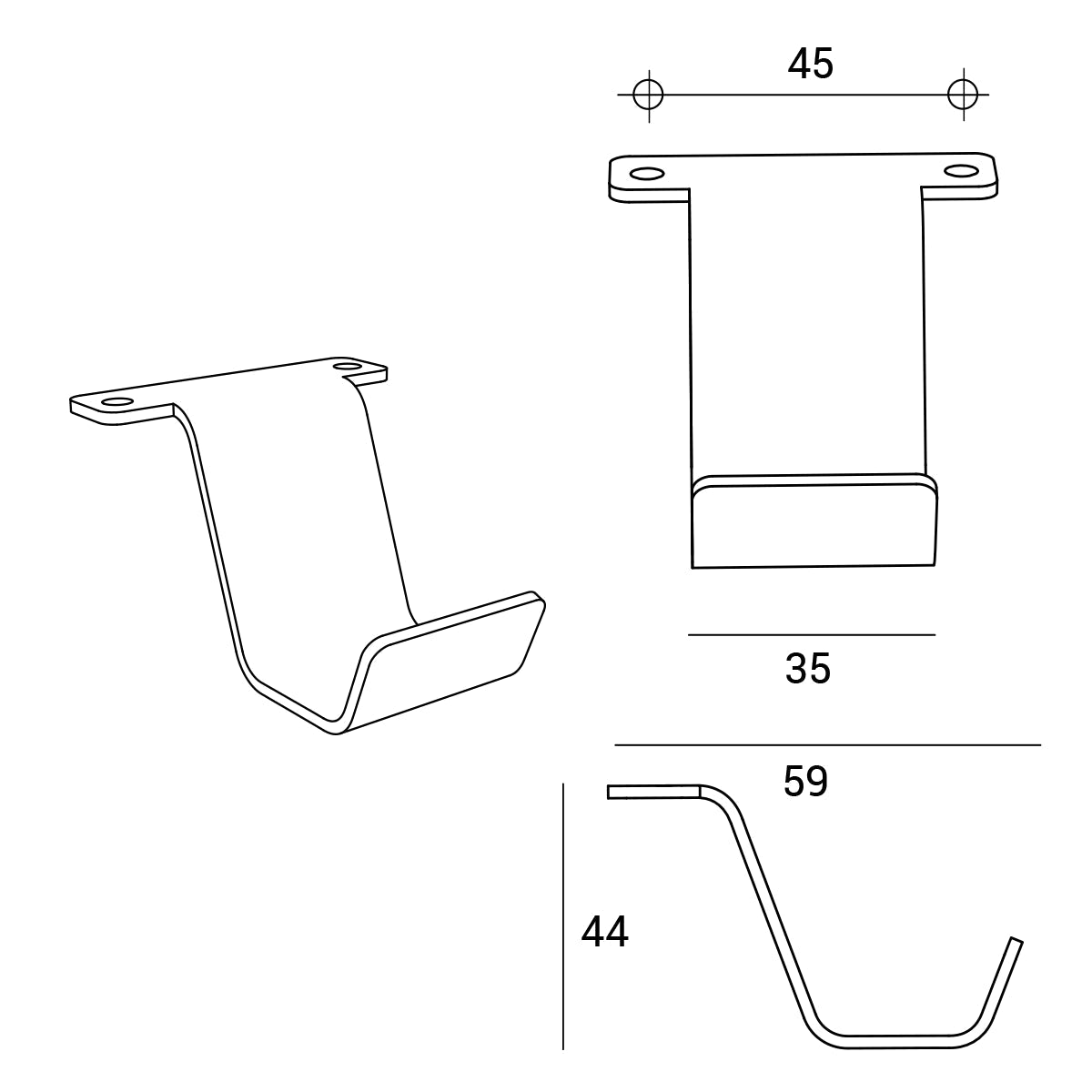 Haken Schwarz - Eliot Onlineshop