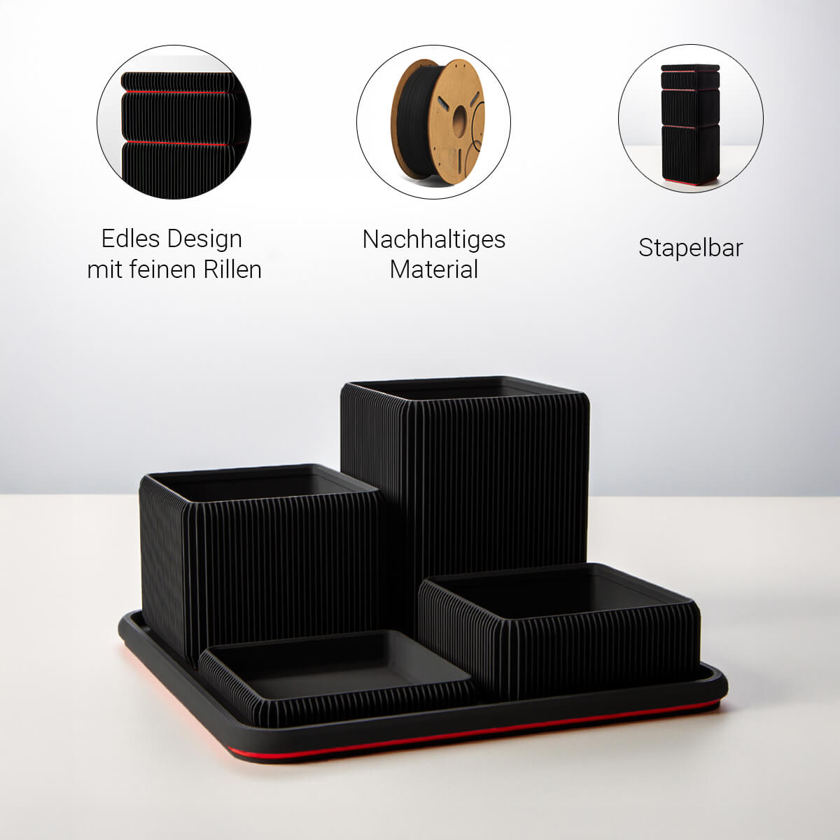 Organizer Yon Black - Eliot Onlineshop